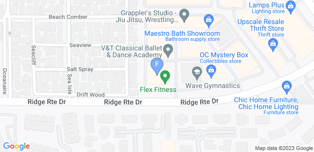 Map to Flex Fitness